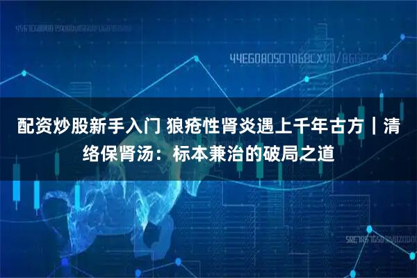 配资炒股新手入门 狼疮性肾炎遇上千年古方｜清络保肾汤：标本兼治的破局之道
